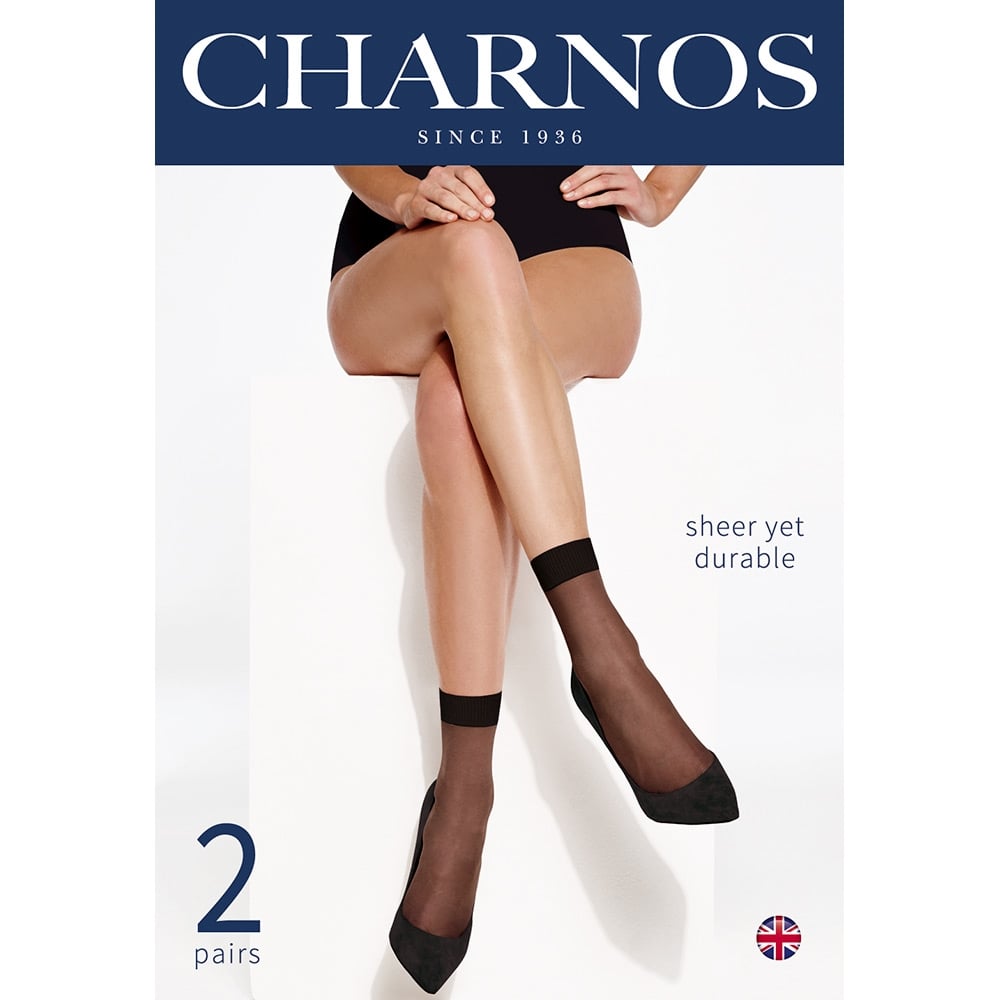  Charnos Trouserwear sheer ankle highs - 2 pair pack   Vsechulki.ru