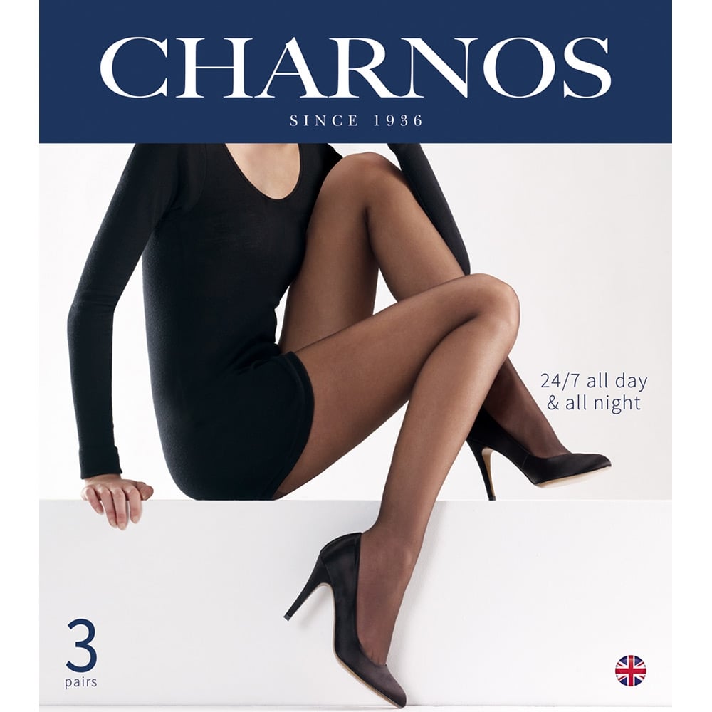  Charnos 24-7 sheer tights - 3 pair pack   Vsechulki.ru