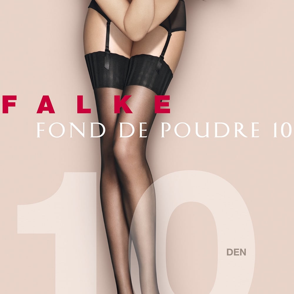 Falke 41522 Fond De Poudre 10 denier transparent matt stockings   Vsechulki.ru