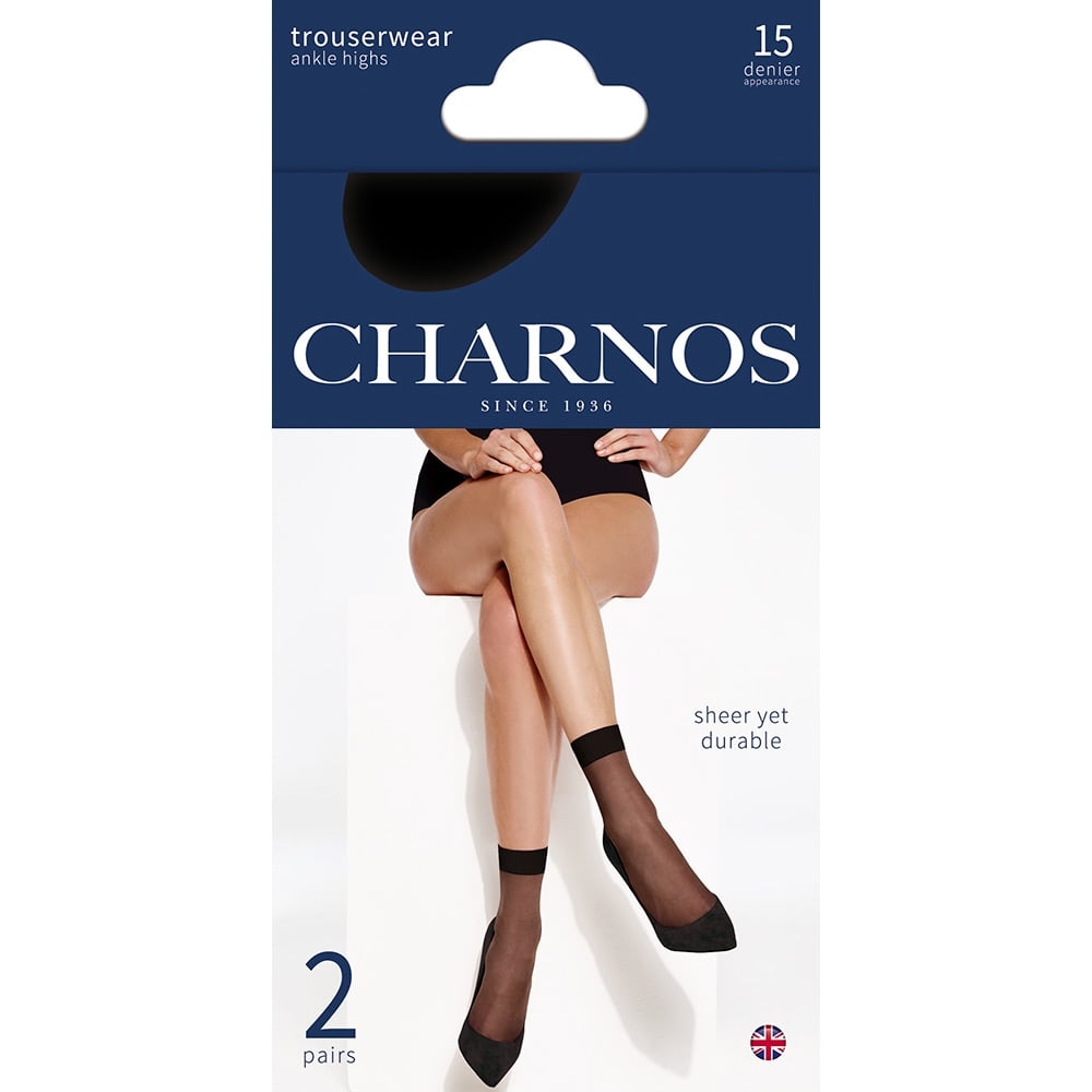  Charnos Trouserwear sheer ankle highs - 2 pair pack   Vsechulki.ru