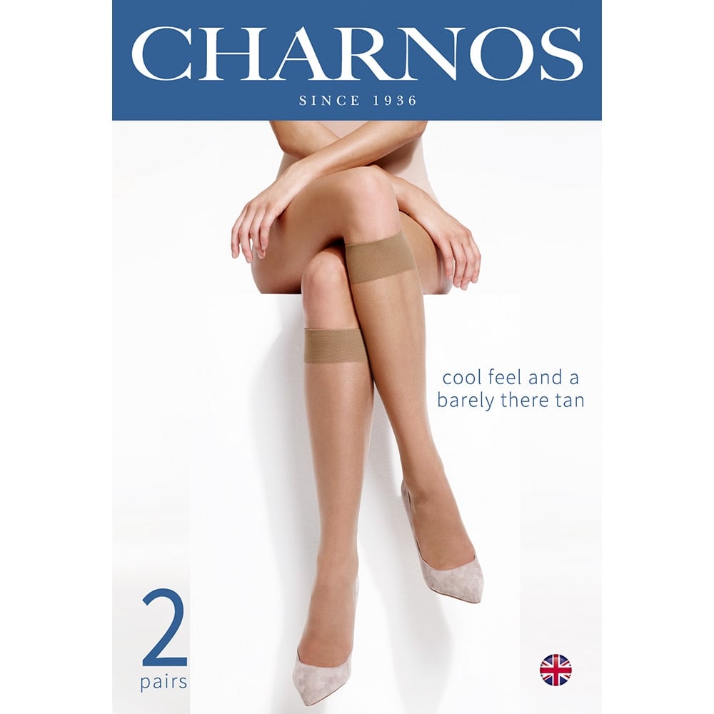  Charnos Simply Bare knee highs - 2 pair pack   Vsechulki.ru