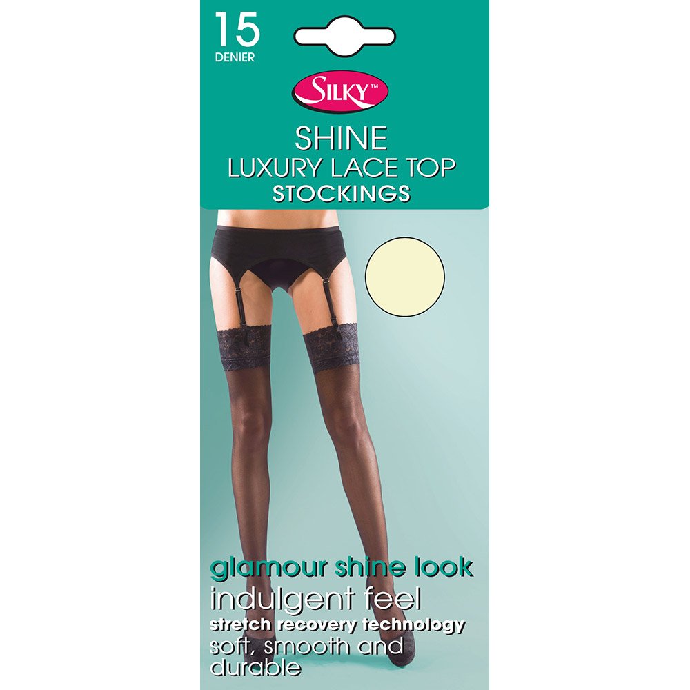 картинка Silky Super Shine lace top stockings от магазина Vsechulki.ru