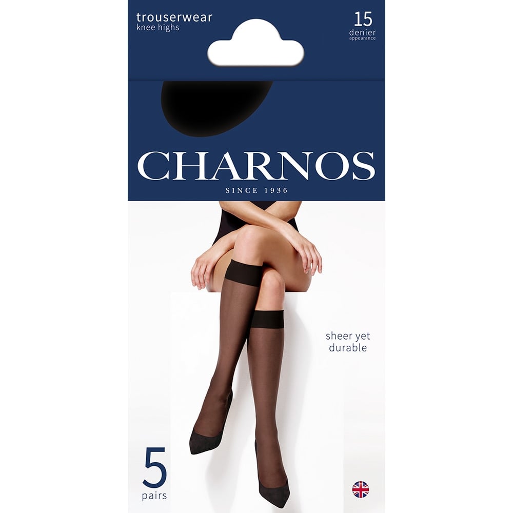  Charnos Trouserwear sheer knee highs - 5 pair pack   Vsechulki.ru