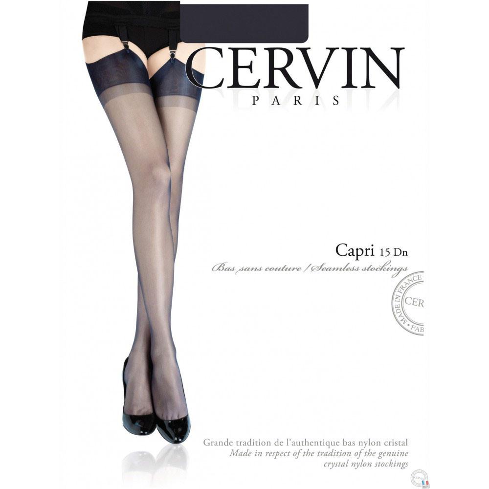 картинка Cervin Capri 15 - нейлоновые чулки под пояс от магазина Vsechulki.ru